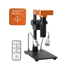 Full HD 1080P60FPS2K21MP HDMI USB промышленный электронный цифровой видео микроскоп, ПЗС BGA камера Лупа телефон процессор печатная плата ремонт