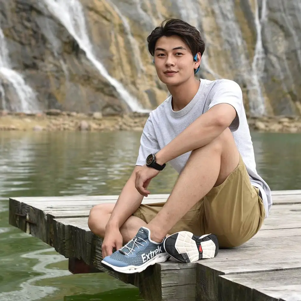  Xiaomi Extrek Non-slip Men Hiking Shoes Stretch Mesh Outdoor Men Sports Sneakers Climbing Shoes Bre