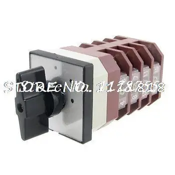 

380V/AC 220V/AC 4 Position Rotary Cam 16 Screw Terminals Changeover Switch