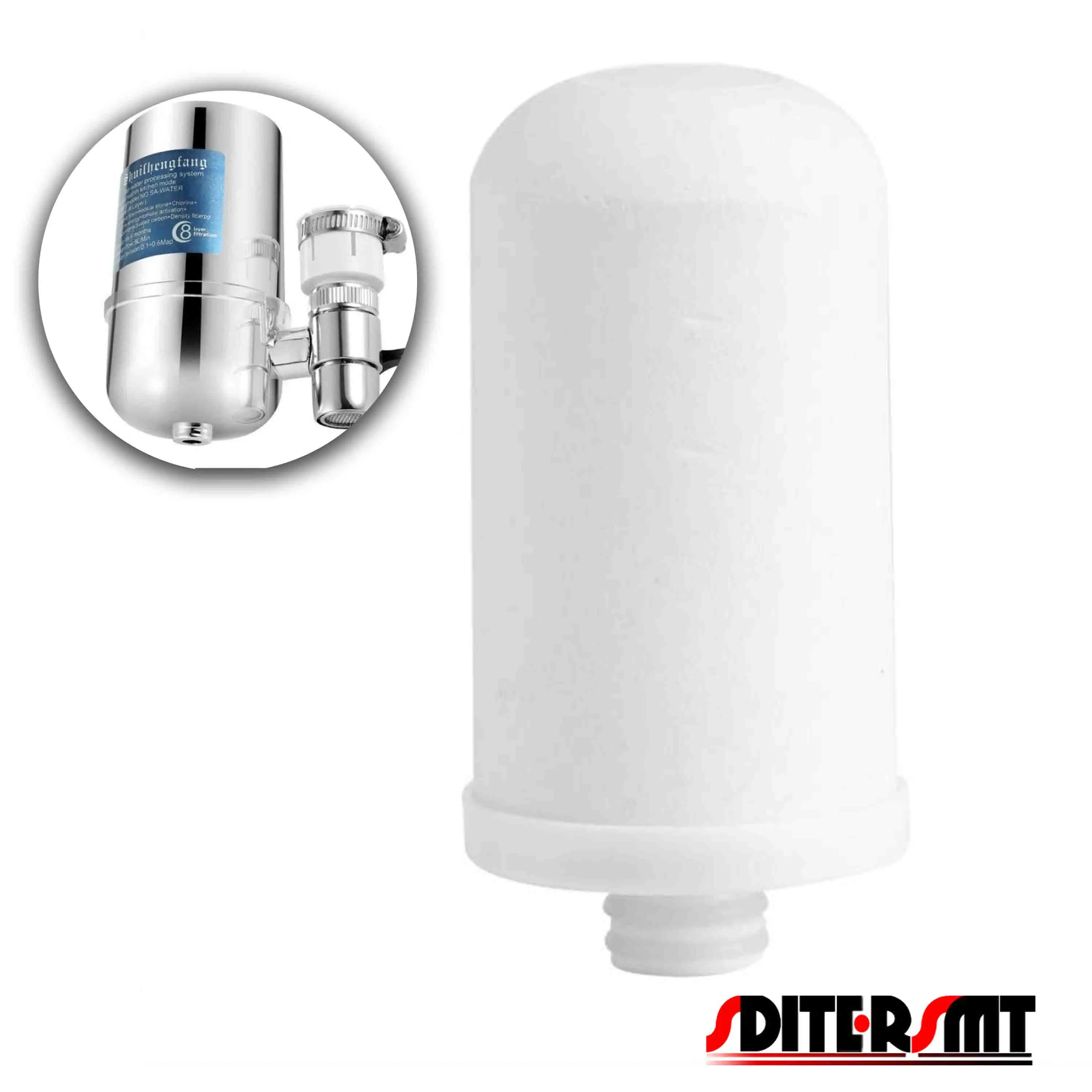 Filtro de Carbono para Água de Torneira Remoção de Ferrugem e Bactérias Acessórios de Cozinha