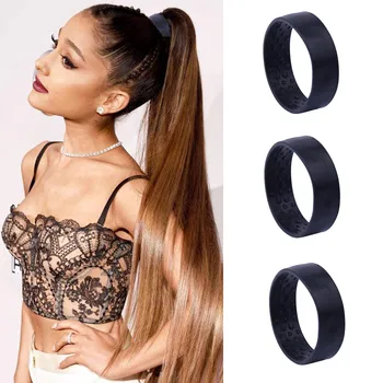

New Silicone Foldable Ponytail Holder Elastic Hairbands For Womens Girls Fashion Hair Ring Scrunchies Unique Hair Accessories