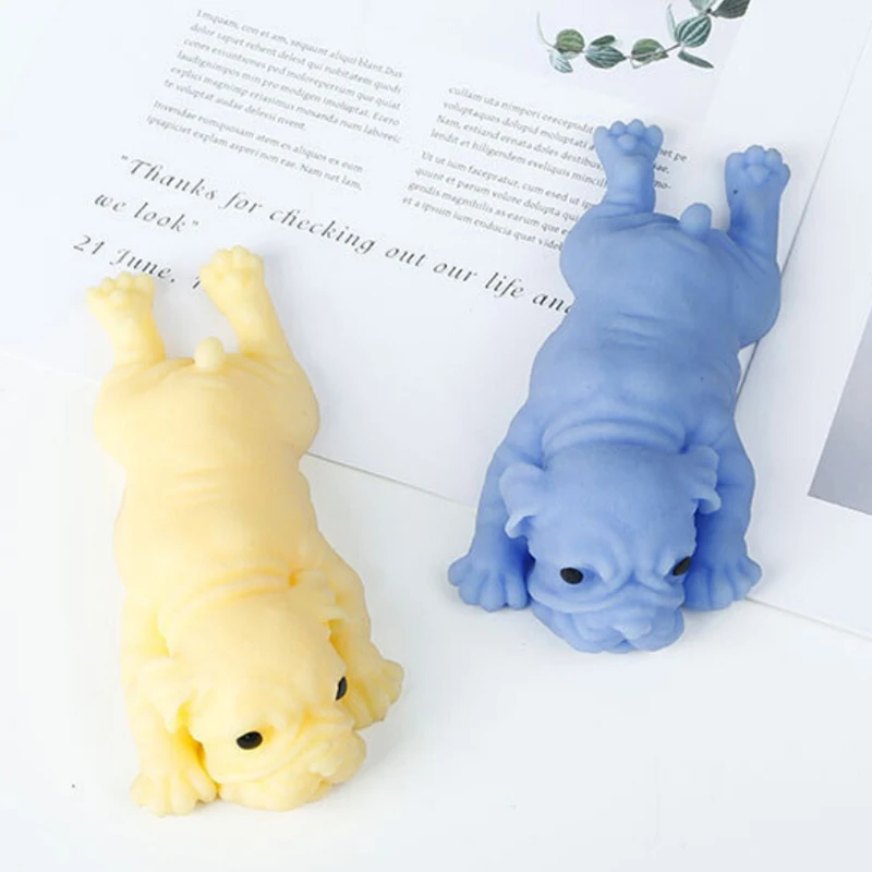 Anti-stress Cute Puppy Soft Toy Pug Healing Kawaii Dog Stress Reliever Toys | Игрушки и хобби
