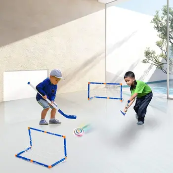 

Electric Ice Hockey Suspension Ball Goal Set for Kids Indoor Outdoor Sports Game R7RB