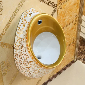 

Luxury House Wall-Mounted Intelligent Automatic Sensing Color Urine Cup Men's Wall-Mounted Urinal Ceramic Urinal Urinal Funnel