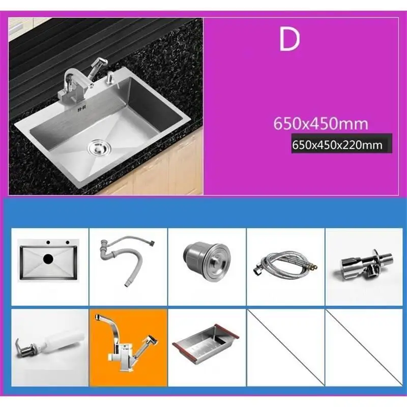MODEL P Escurridor Umywalka Waschbecken портативный Lavandino Cucina Para De Cocina Lavabo Cuba Pia Cozinha Fregadero кухонная раковина - Цвет: MODEL P