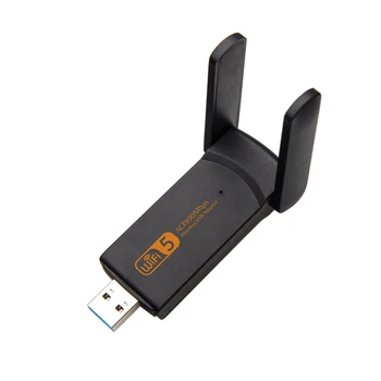 

Chielecna Dual Band USB Wifi Network Card Adapter 802.11AC 1900Mbps WiFI 5ghz Adapter USB Ethernet PC Network Card Lan Wifi Dongle AC Wifi Receiver