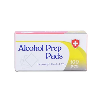 

100 Pcs Anti Phlogosis Isopropyl Alcohol Swab Pads Piece Wipe Antiseptic Skin Cleaning Care First Aid