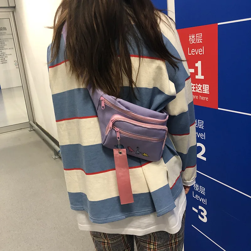 Мода Harajuku Джуд сумка Мода женские нагрудная сумка в стиле casual с вышивкой через плечо сумка Tide брендовая одежда в стиле «хип-хоп», модная