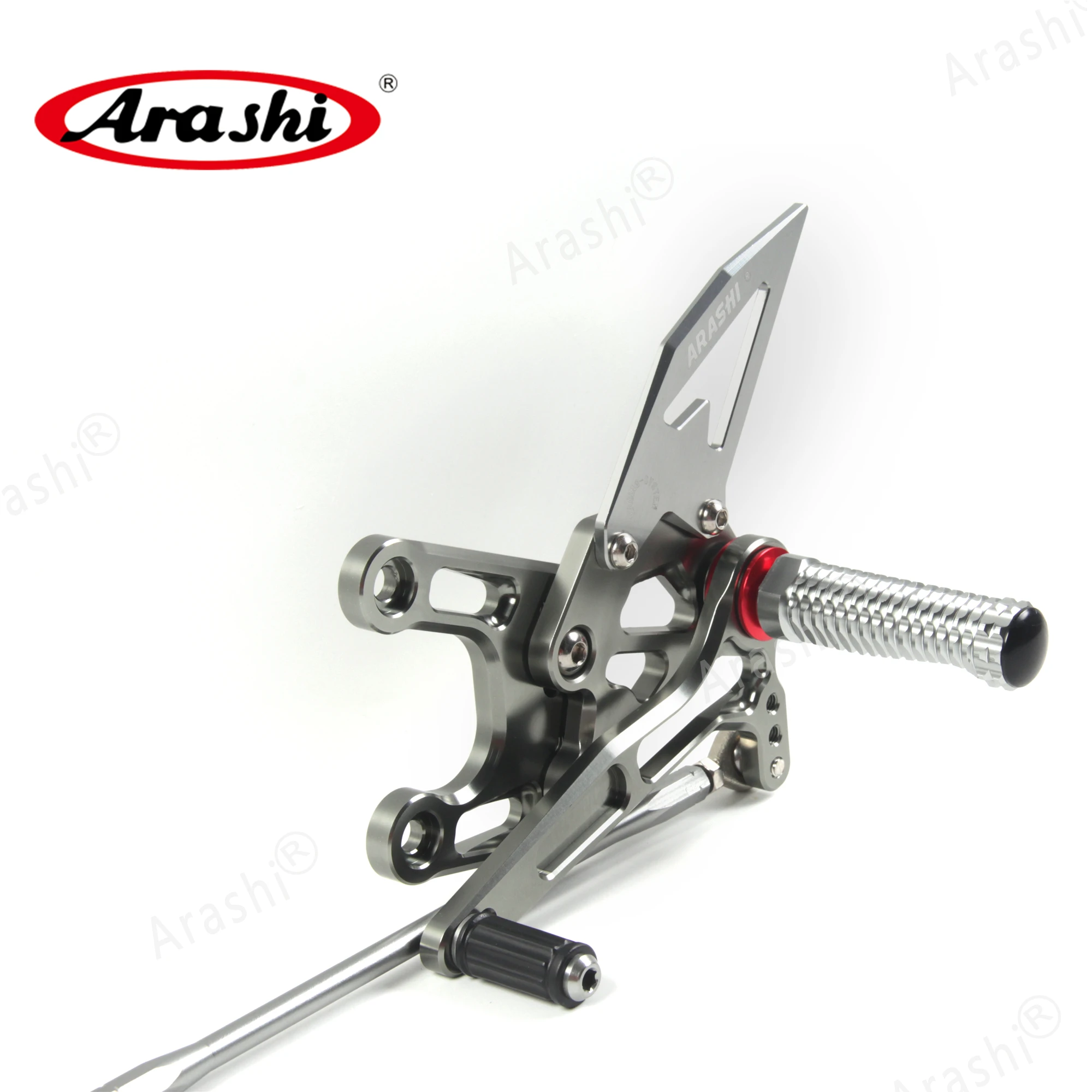 Араши CNC Регулируемая Задняя подставка для ног KAWASAKI NINJA ZX10R ZX 10R 2008 2009 2010 подножки