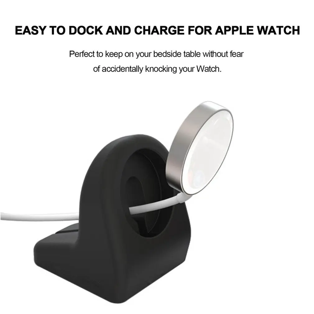 Подставка с подзарядкой из ТПУ для док-станции Apple Watch 38 мм/42 мм