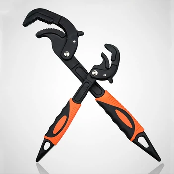 

Quick Wrench Kit Multi-Function Heavy Duty Carbon Steel Fast Pipe Nut Torque Universal Adjustable 14-60mm Spanner Hand Tools
