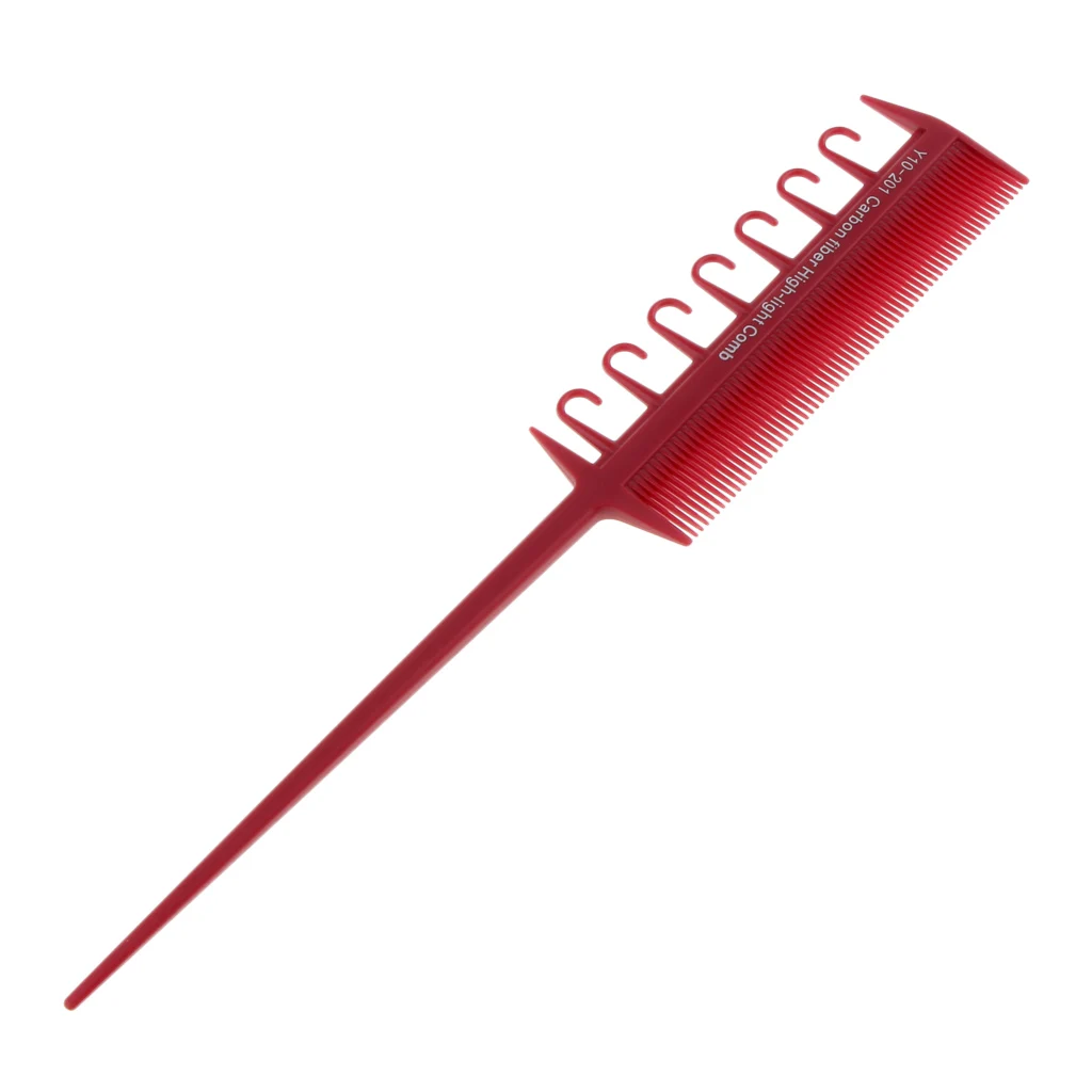 1 Piece Salon Professional Weaver Highlighting Foiling Hair Comb Coloring Dye Brush for Barber Stylists