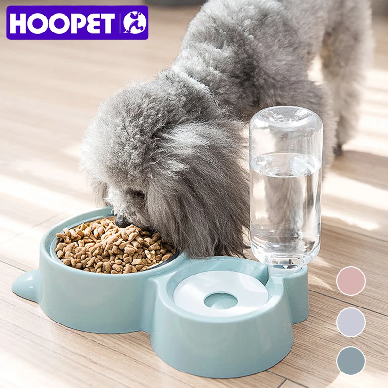 HOOPET Garrafa para Água Tigelas para Cães Pequenos Cães de Grande Porte Gato Filhote de cachorro do Cão de Estimação Beber Dispensador Tigela Alimentador do animal de Estimação Do Produto|Alimentação p/ cães| - AliExpress