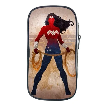 

Wonder Woman Kids Pencil Bag Students Cute Stationery Bag Fashion New Top Quality Pencil Case for Kids Boys Girls Surprise Gifts