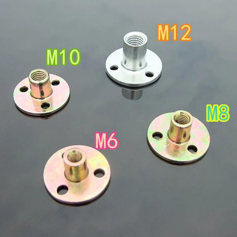 10 шт. M6/M8/M10/M12 Фланцевая муфта жесткий фланцевый соединитель вала Круглый базовый