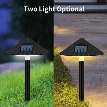 

LED Solar Lawn Umbrella Shape Solar Powered LED Route Landscape Lights Lawn Light Garden Decoration Lighting Lamps Dropshipping