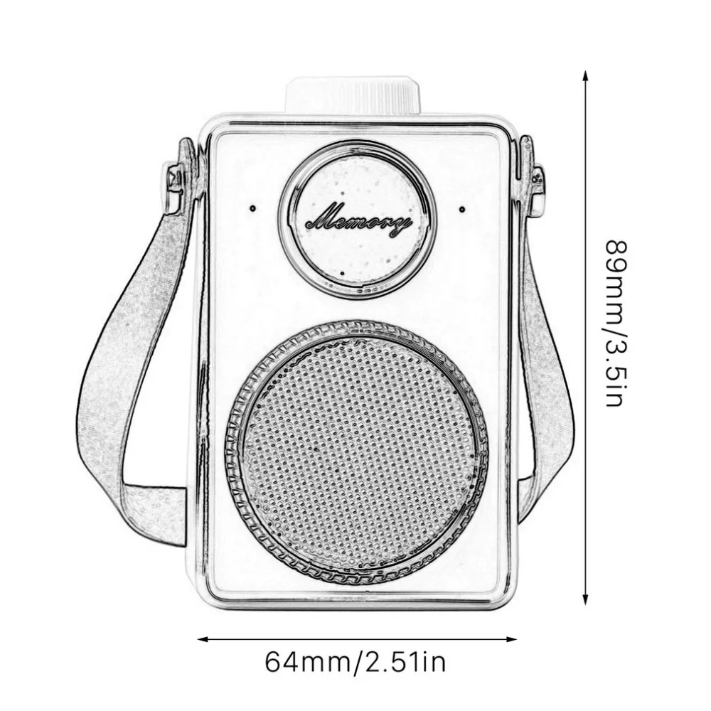 Cm-3 Retro Super Bass Mini Portable Speaker Usb Handfree Small Music Speaker Mp3 Player With Microphone