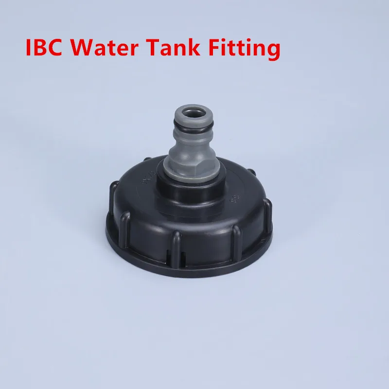 

S60x6 Coarse Thread IBC Water Pipe 1/2 Inch Tap Cap Tank Adapter Compatible with IBC Tank