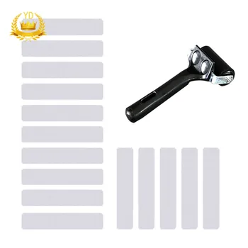 

15Pcs Anti-Slip Strips + Roller Shower Stickers Bath Safety Strips Transparent Non Slip Strips Stickers Floors Stickers