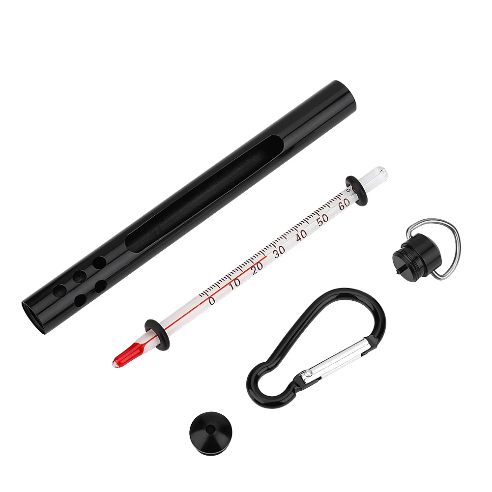 

Fly Fishing Water Thermometer Black/Blue/Green Color Fishing Accessory Fishing Tool