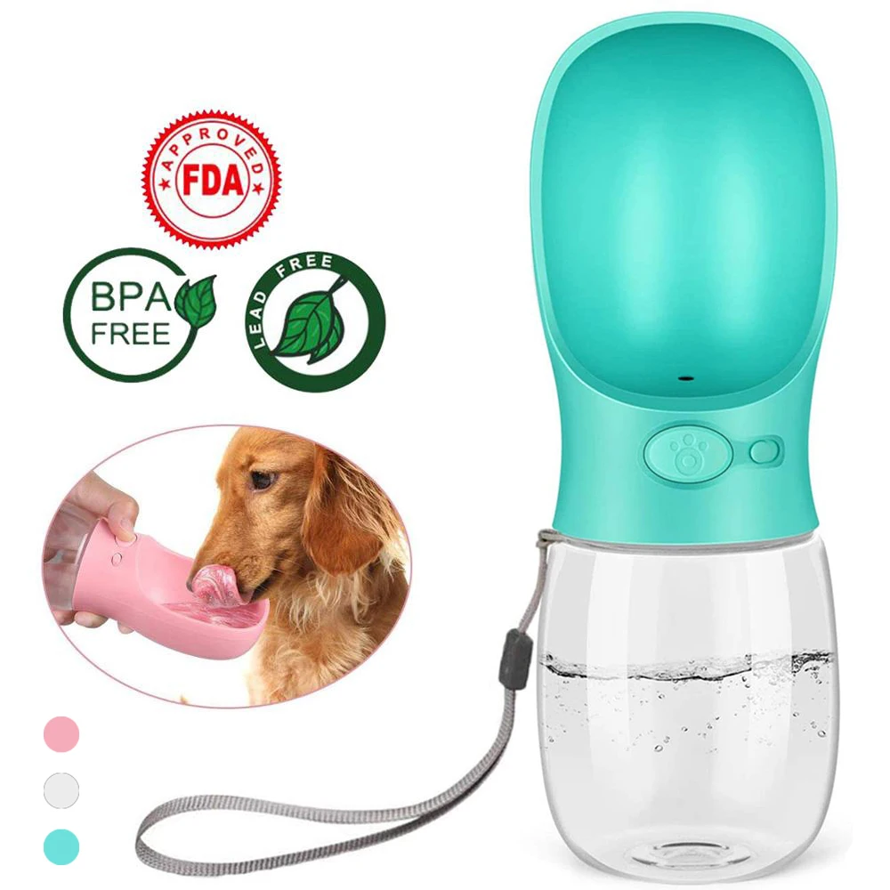 Pet Dog Water Bottle Portable Drinking feeder for Dogs Cat Outdoor Travel Leakage-proof