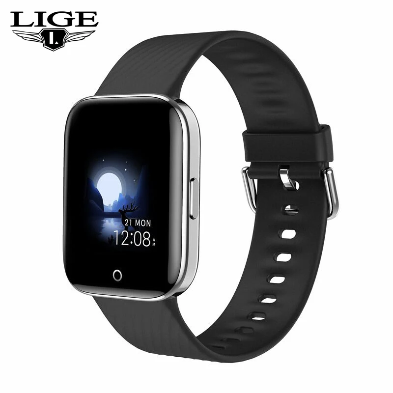 Новинка 2020 женские умные часы LIGE с Bluetooth подключение к Android ios мониторинг здоровья