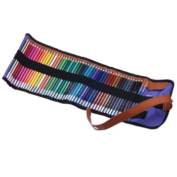 

Colored Pencils Set Watercolor Pencils Kit with Portable Slot Case Sharpener Blending Colors Soluable Drawing Sketching 48-Count