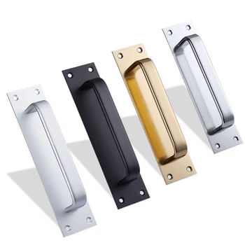 

200mm Unfading Sliding Door Handle Fire Toilet Door Pull Plate Push Aluminum Alloy Fire Door Security Door Bathroom Handle