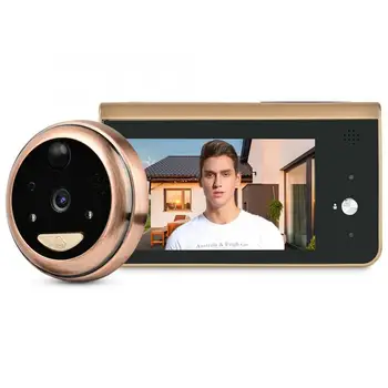 

smart doorbell 4.3inch WIFI Wireless Smart Doorbell Camera Electronic Door Viewer Built-in Battery