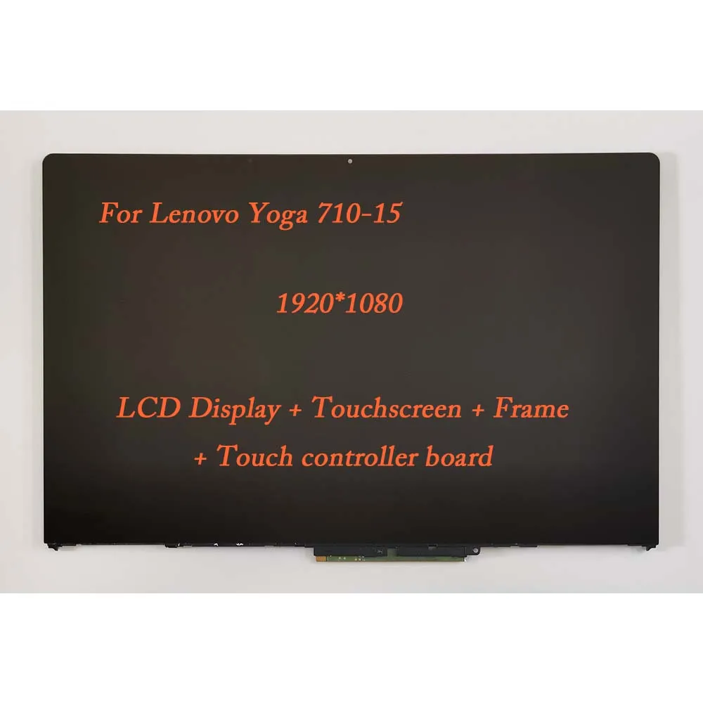 Сенсорный дигитайзер для Lenovo YOGA 710 15 15IKB 6 дюйма зеркальный ЖК-экран в сборе 1080P |