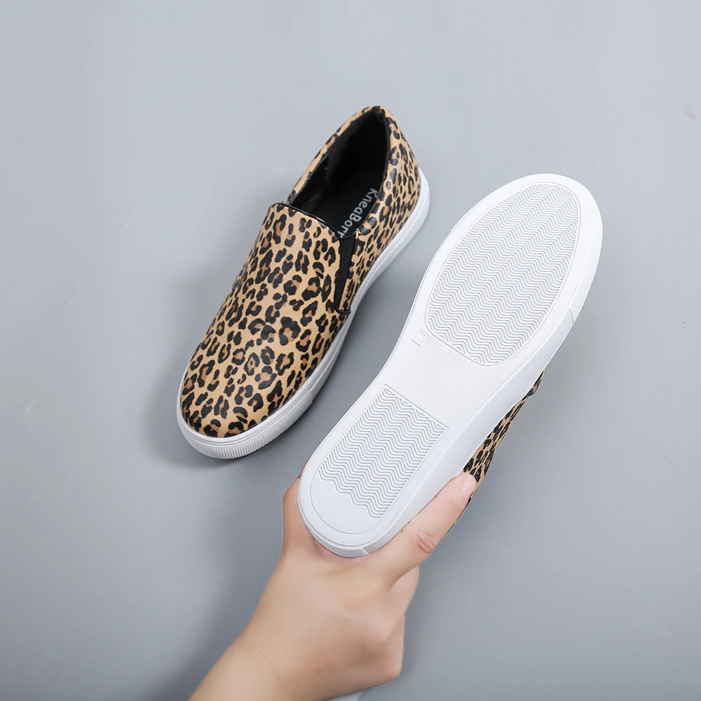 LAASIMI Women Loafers Instagram Leopard Fashion Shoes Woman Stylish Slip On Women Shoes Casual Ballet Flats Female Shoes