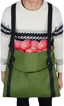 

Fruit Picking Bag Vegetable Harvest Apples Berry Garden Picking Bag Garden Apron,Farm Helper, Free Your arm and Hand
