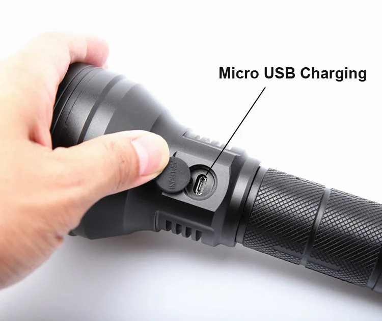 Мощный тактический P50 светодиодный фонарик USB Перезаряжаемый 18650 26650 водонепроницаемый фонарь супер яркий фонарь Светодиодная лампа