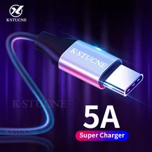 5A usb type-C кабель для USB C кабель для мобильного телефона Быстрая зарядка USB C кабель для samsung S10 S9 S8 Xiaomi Redmi Note 7 type-C шнур