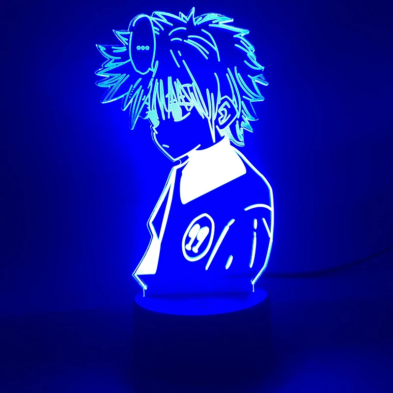Аниме Охотник х СВЕТОДИОДНЫЙ Ночник светильник Killua Zoldyck фигурка изменение цвета