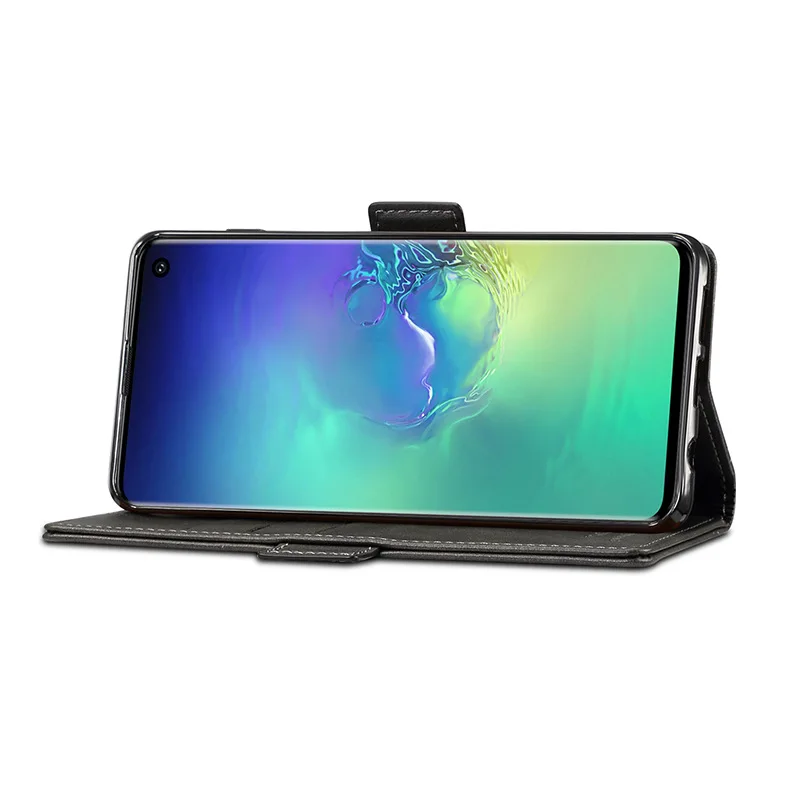 Роскошный кошелек из искусственной кожи флип-чехол для телефона для samsung Galaxy S10 S10E S10 S9 Plus чехол Магнитный держатель для карт Coque Fundas