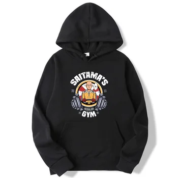 

Fashion Brand Men's Hoodies Anime Punch Superman printing Blended cotton Spring Autumn Male Casual hip hop Hoodies Sweatshirts