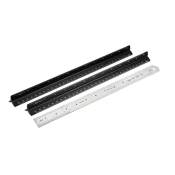 

uxcell Scale Ruler 30cm Engineer Triangular Scale1:20-1:500 with 12 Inch Straight Ruler for Plan Drawers Architects Workshop