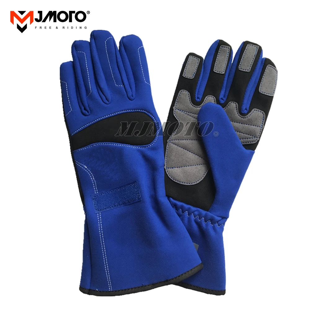 protective equipment New Auto Car Racing Gloves Motocross Gloves Breathable Abrasion Resistance Moto Karting Kart Racing Gloves Silicone Non-slip Men high quality Helmet Motorcycle Helmets & Protective Gear