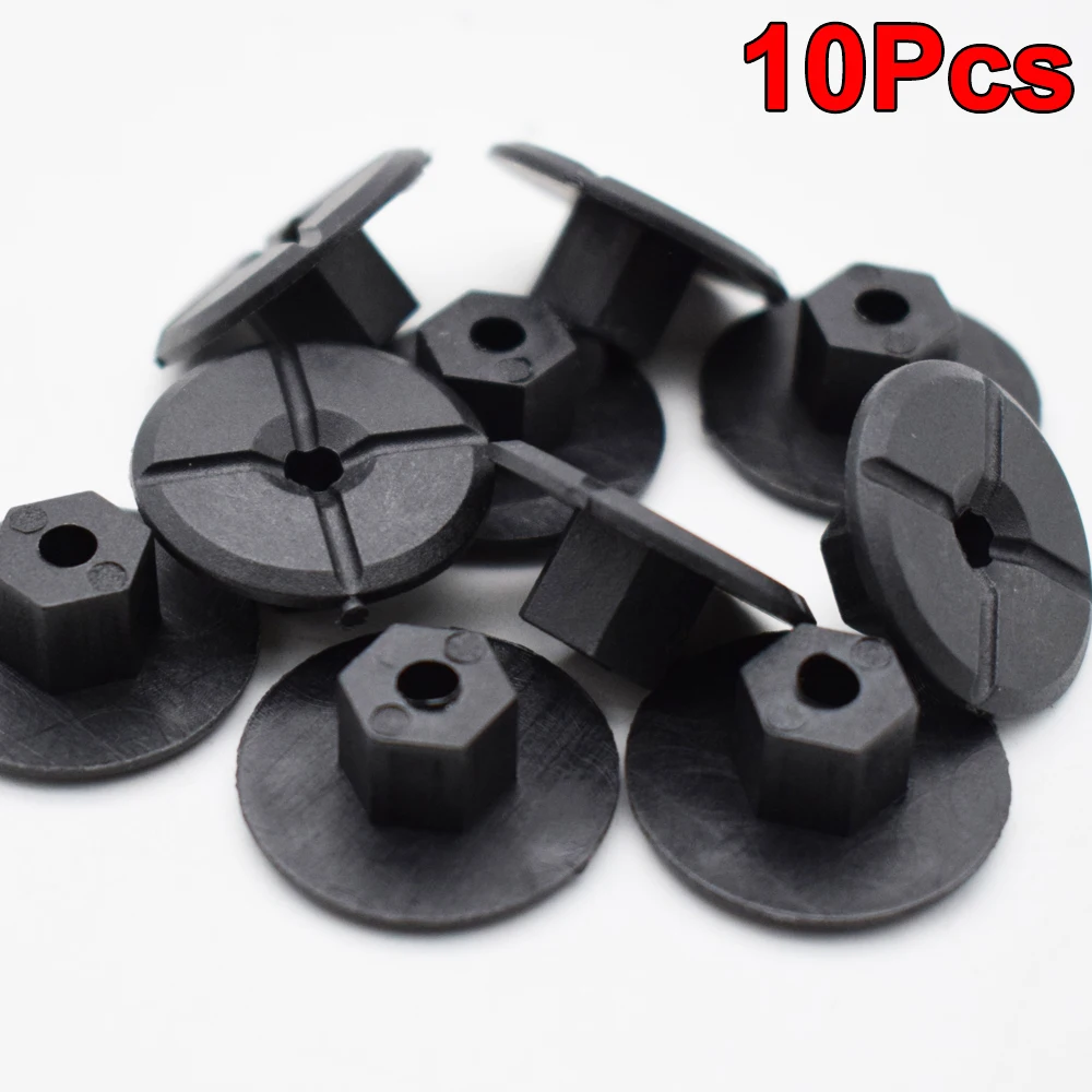 Auto Fasteners Auto Accessories Car Accessories Stainless Steel Clips 10pcs 4mm Car Fender Flares Mud Flaps Splash Guard Wheel Arch Bumper Panel Fastener Clip For Mercedes Benz