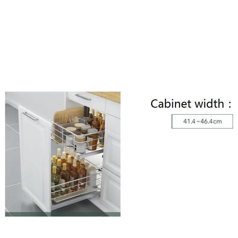 Number 3 Cosina Armario De Cocina Despensa Mutfak Kuchnia органайзер для кладовки из нержавеющей стали кухонная стойка Cozinha кухонный шкаф корзина - Цвет: Number 3