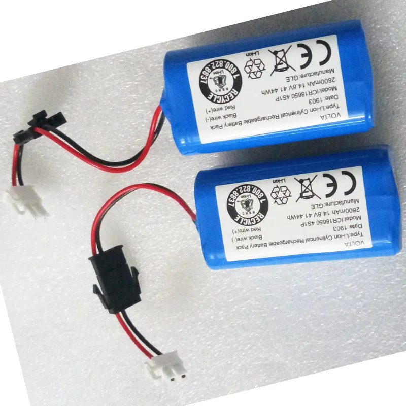 2 шт./лот 2800 mAh 14,8 V 2.8Ah литий-ионный Батарея Для Ecovacs чистый робот CEN540 CEN550 CEN546 CR130 CEN663 V780 Лидер продаж Бесплатная доставка