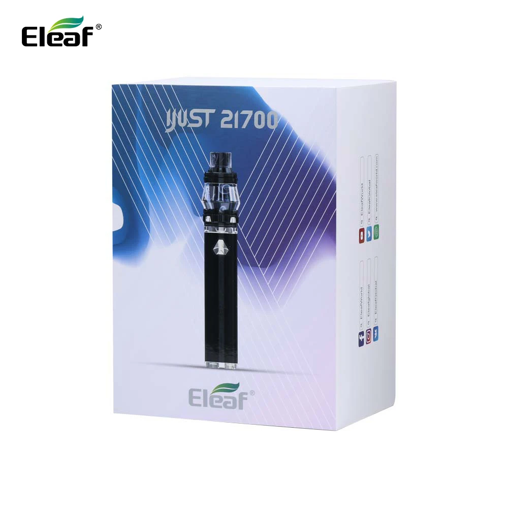 Оригинальный вейп набор Eleaf iJust 21700 ELLO Duro испаритель с баком 5 мл стартовый для