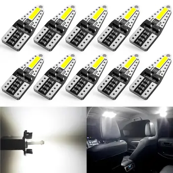 

10x W5W LED T10 Error free Car LED for Peugeot 206 308 407 207 508 2008 3008 5008 107 301 307 Auto Led Interior Map Door Light