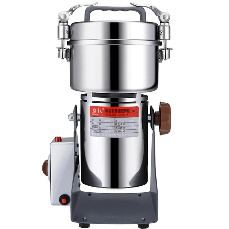 Royal Catering Electric Spice Grinder 800 g 2,400 W Timer Stainless Steel 