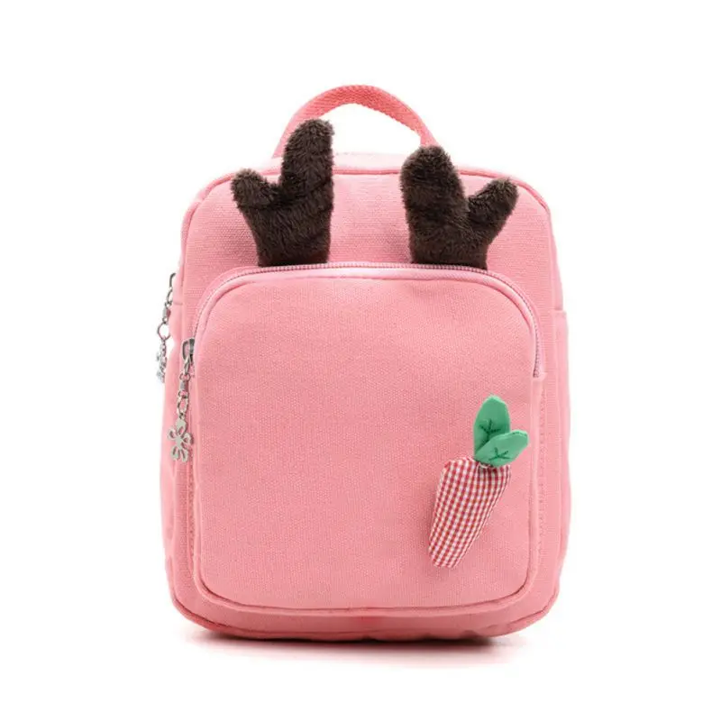 

Children Girl Toddler Preschool Backpack Cartoon Antlers Design Kids School Travel Lunch Bags