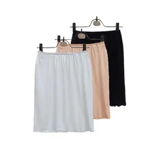 Slip Skirt High Slit Skirt Mini Underskirt Women Petticoat Underskirts Half Slip Underskirt Cotton Casual Mini Basic Skirt