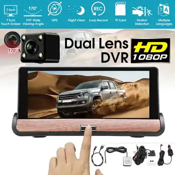 

7'' Car Gps Navigation Truck Gps Navigator Touch Screen Set Nav bluetooth In-Dash Units Navigation Dual Lens with Maps Australia