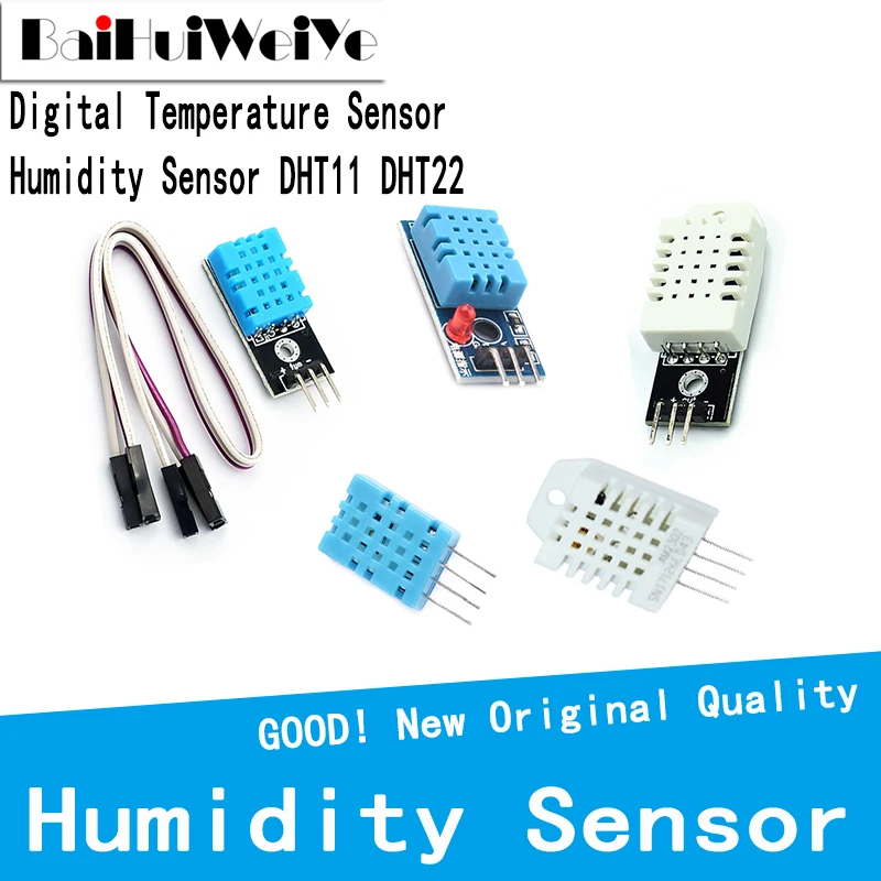 Digital Temperature Sensor  Humidity Sensor DHT11 DHT22 AM2302 AM2301 AM2320 Sensor And Module For Arduino Electronic DIY dht20 temperature and humidity sensor integrated digital temperature and humidity module dht11 upgrade i2c output