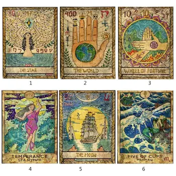 

Tarot Tablecloth Astrology Mysterious Tarot Tapestry Room Sofa Cover 150*100cm